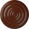 Ekena Millwork Carton Smooth Medallion (Canopies up to 9 1/8"), 29 1/8"OD x 1 1/2"P, Burnished Mahogany Crackle CM29CABMC - alternate 1